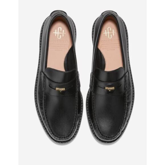 Cole Haan Mens American Classics Pinch Penny Loafer 10M PM843 6366 Black Leather